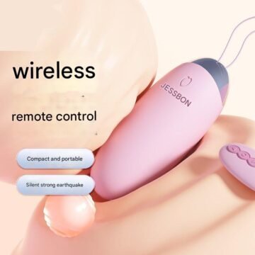 Jissbon vibrating egg, a high-end self-pleasure device for women, suitable for couples, wireless remote control, invisible wearable vibrating egg.